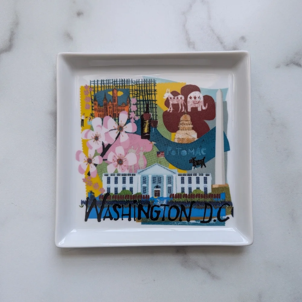 Crate & Barrel Road Trip Plates - 6